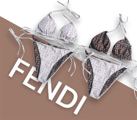 Купальник раздельный Fendi .